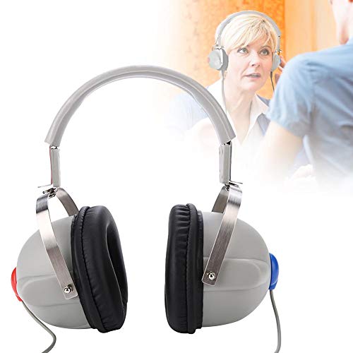 Hörgeräte, Digital Hörverstärker, Stereo Mikrofon mit Noise Cancelling Hörverstärker-Set Kopfhöre verstellbar, Stimme Verstärker,Beste Klangverstärker