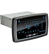 RV Multimedia Entertainment Stereo System with Bluetooth/DVD/USB/AM/FM/MP3/AUX, 3-Zone Receiver