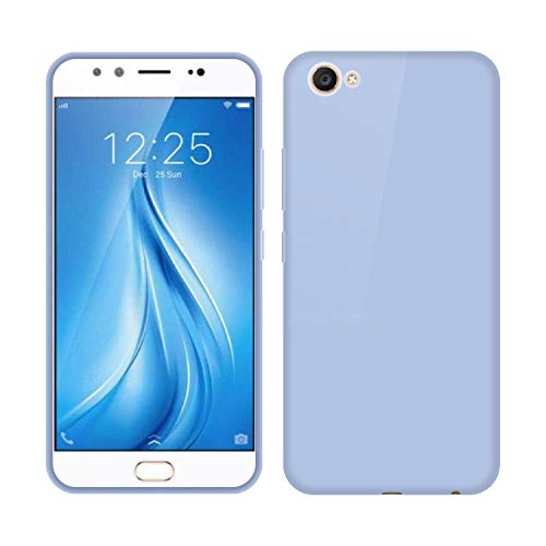 Image of Case Creation Luxurious OG Series for Vivo V5s Case Cover,Anti-Dirty Slim Case Frosted Matte Cute Candy TPU Raised Bezel (Splash of Color) Back Cover for VivoV5s -Light Purple