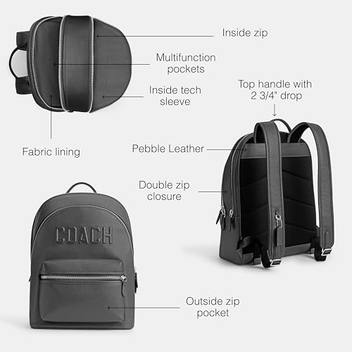 COACH Charter Backpack in Graphic - Thumbnail 3