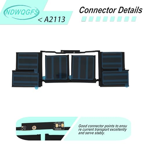 Image of A2113 A2141 Laptop Battery Replacement for MacBook Pro 16 inch A2141 Retina Series (Year 2019 2020) EMC 3347 MVVJ2xx /A MVVK2xx /A MVVL2xx /A MVVM2xx /A