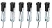 B&P Lamp® Phenolic Candelabra Base E12 Socket, 3 Inch Height, 40 Inch Long Wire Leads, 6 Pack