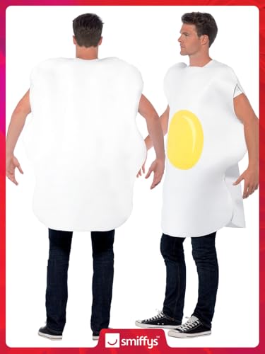 Costume d'œuf blanc déguisement de comédie original avec tablier