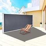 【PANTALLA DE PRIVACIDAD ELEGANTE】- La pantalla de privacidad del patio se puede usar como una sombra baja, un paraguas o un divisor para bloquear la brisa ligera, el sol bajo, las vistas ciegas, brindando privacidad y elegancia a su espacio de vida al aire libre.