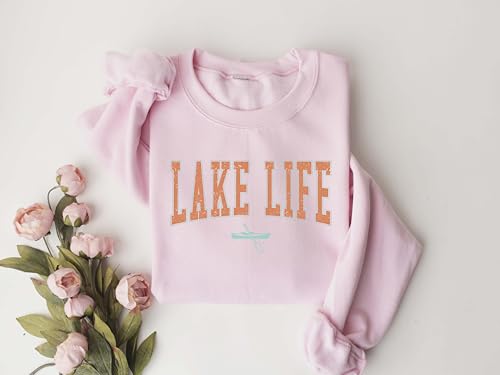 Lake Life Sweatshirt, Lake Sweatshirt, On The Lake Sweatshirt, Travel Lover Outfit, Gift For Adventurer, Vacation & Camper Clothing, Camper Apparel, Lake Sweatshirt2