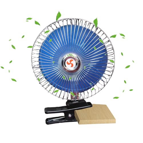 12V Ventilateur De Voiture Voitures Clip Fan Ventilateur De Refroidissement De Voiture Portable Automobile Véhicule De Refroidissement Fan Rotatif À 180° Pour Chambre Poussette Camping – Image 6