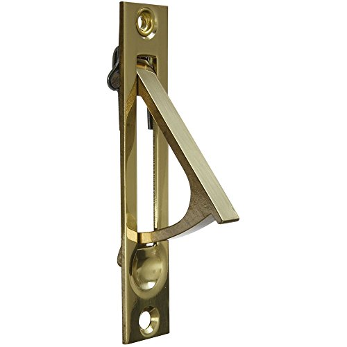 National Hardware N216-051 V1949 Door Edge Pull in Solid Brass