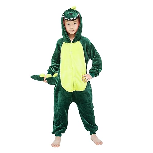 WDRHC Enfant Ensemble de Pyjama Licorne Grenouillère Animaux Romper Pajamas Onesie Animal Combinaison Costume Vêtement de Nuit en Flanelles Soirée Noël...