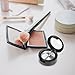 KALLORY Empty Magnetic Eyeshadow Case Compact 1.37X1.37X0.59In Portable Makeup Storage Box for Diy Eye Shadow and Blush Organizer
