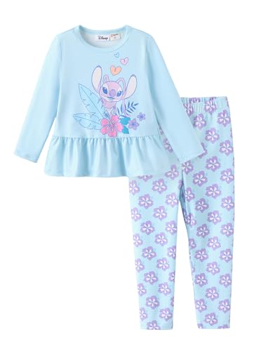 Image of Disney Minnie Mouse Frozen Princess Marvel Toddler Girls Clothes Long Sleeve Sweatshirt + Leggings 2pcs Outfits Set 2-6Y