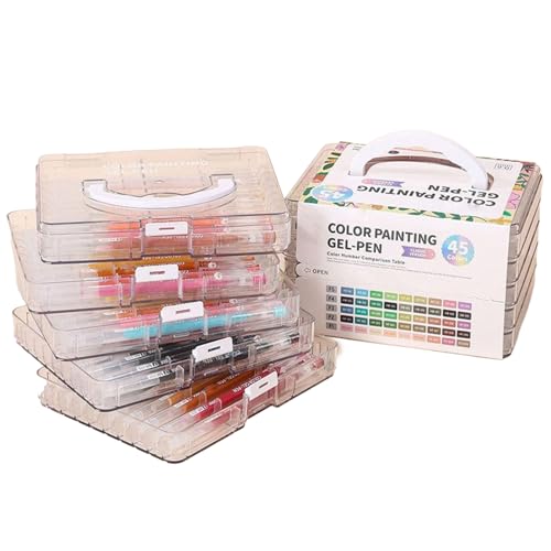 Stylos à encre gel anti-bavures grande capacité pour dessin et loisirs