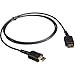 Hyper HyperThin Thinnest and Flexible Mini HDMI to Mini HDMI Cable, 0.8m, Black