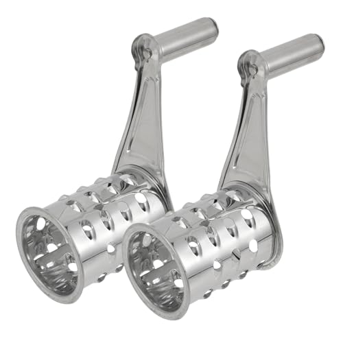 2 piezas ralladores manuales para queso acero inoxidable miniatura 1