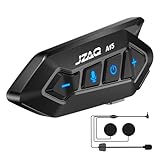 JZAQ Motorcycle Helmet Bluetooth Headset Speaker,Outdoor Motorcycle Helmets with Noise Cancellation Ultra-Thin Wireless Bluetooth Headphones Riding/Skiing/Sport 1000mAh IP67 Waterproof