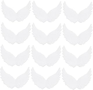 NOLITOY 10 Peças Artesanato De Natal Decoração Asas De Vestuário Materiais Artesanais Faça Você Mesmo Asa De Anjo Pequena Asa De Anjo DIY Para Enfeites De Artesanato Para Roupas Roupas