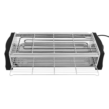 2200W Elektrogrill Elektrogrill Tischgrill Auffangschale Outdoorzertifiziert für Barbecue regulierbare Grillflächen edelstahl matt 150-230℃ – Bild 5