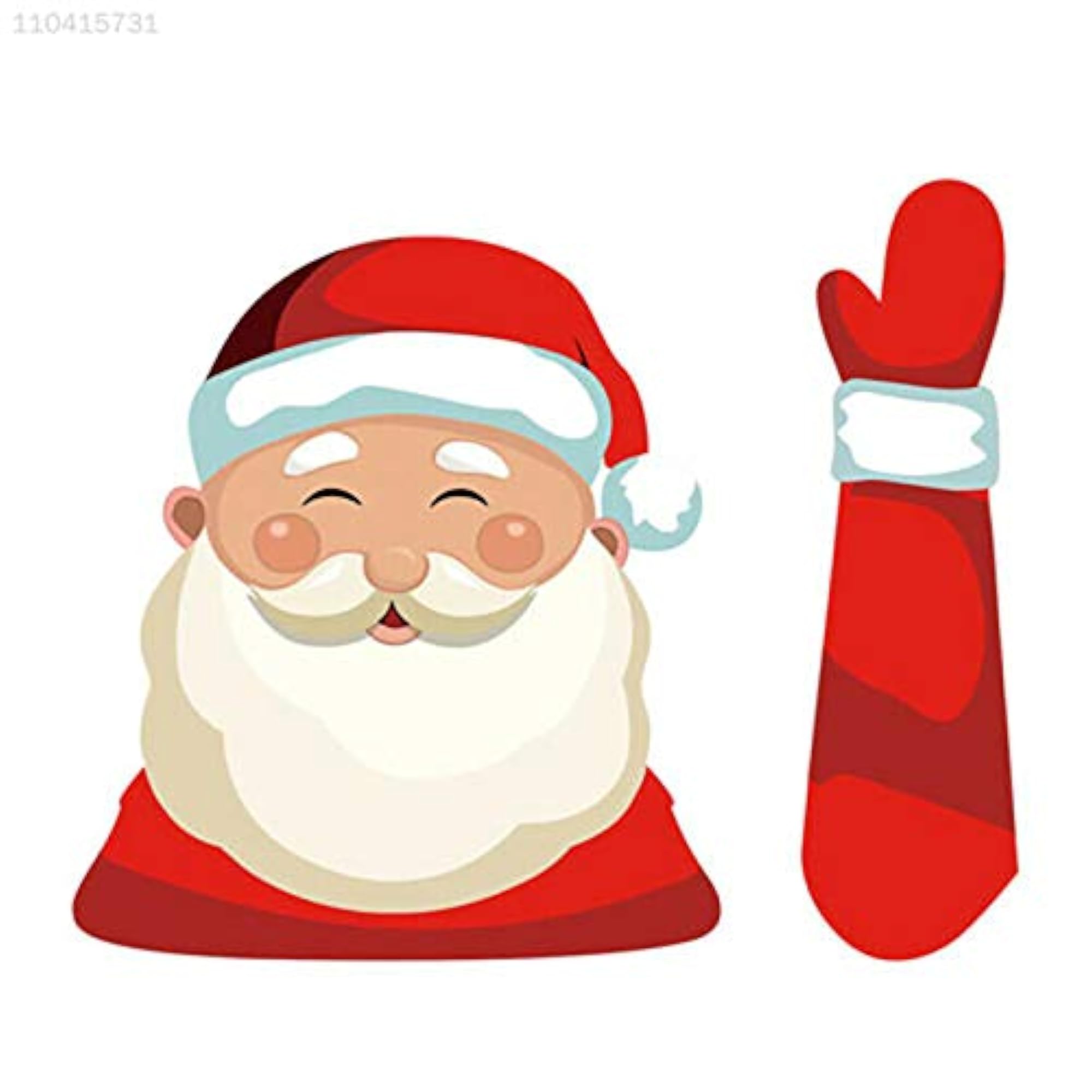 Santa Claus Decoration Window Door Graphics Decals, Creative
