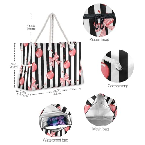 Image of senya Large Beach Bags Totes Swim Canvas Tote Shoulder Bag Water Resistant Bags for Gym Travel Daily