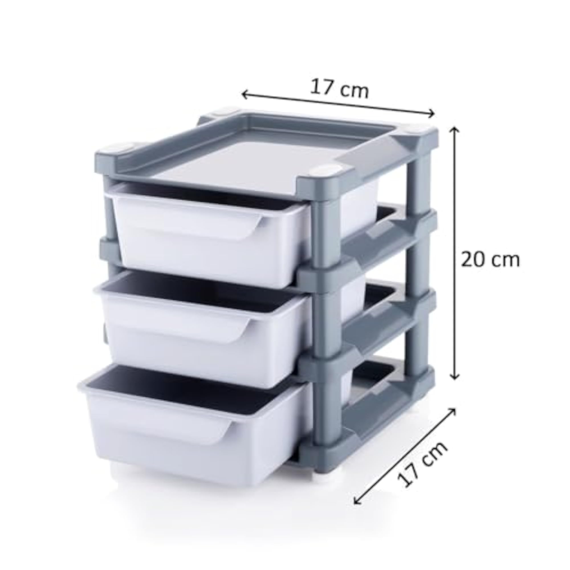 Mini 3 Layer Drawer for Storing Makeup Equipment