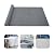 Waterproof Membrane, 215.28Sq Ft x 3.3Ft 20 Mils Thick Underlayment Shower Membrane PE Fabric, Waterproof Membrane Roll Tile Floor Uncoupling Membrane for Sauna Bathroom Kitchen Walls, Grey