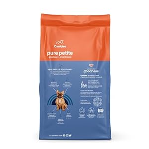 CANIDAE Pure Petite Premium Dry Canine Meals for Small Breeds, Hen & Healthful Grains Recipe, 4 lbs.