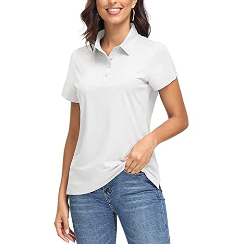 EKLENTSON Women's UPF 50+ Polo Shirt Cover