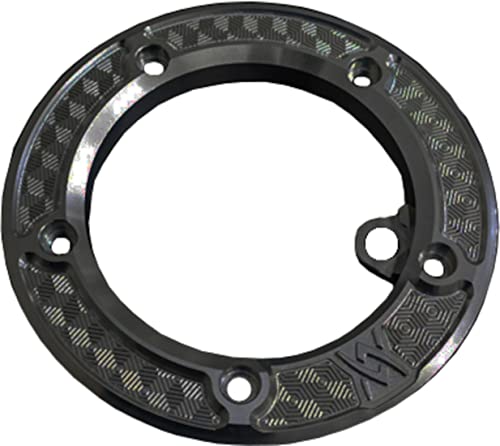 ちゃむ　ビレット・ハニカム タンクキャップリング漆黒 z900rs カワサキ Z900RS/CAFE ビレットハニカム タンクキャップリング