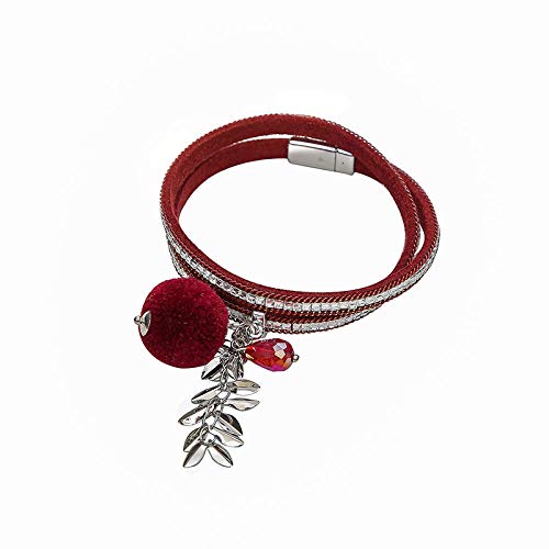 Bracelet en cuir pour femmes parfait pour le look étudiant ou les sorties