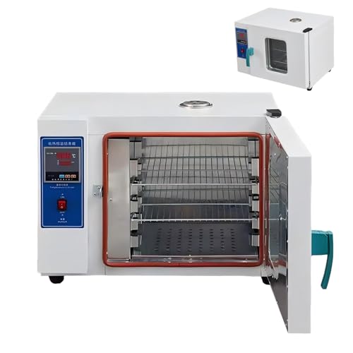 JIYINGHUI Horno de Secado de Laboratorio, Horno de Curado por Convección de 43 L, Calentamiento Uniforme con Flujo de Aire Horizontal para Pruebas de Laboratorio Precisas Galvanized-43L