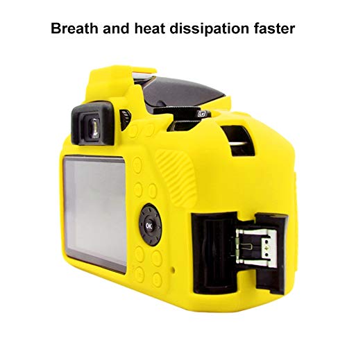 Camera case custodia EasyCover in silicone morbido per Nikon D5 Nero
