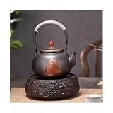 Chauffage au feu de charbon de bois simulé, température contrôlable, plus sûr for préparer le thé, polyvalent dans un seul four, sain et sûr.