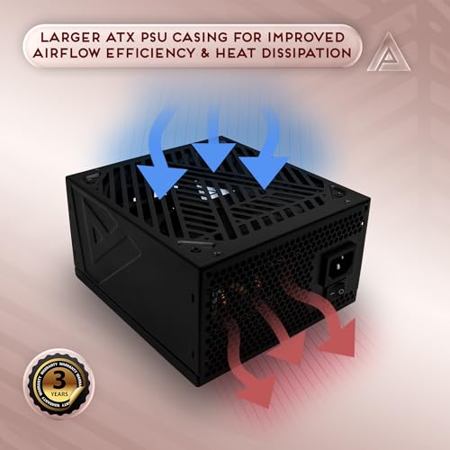 Image of Apevia ATX-SL750W Soul 750W Fully Modular, ATX Active PFC, DC to DC Converter Design, 140mm Silent Fan, RoHS Compliance, Gaming Power Supply