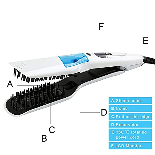 Cepillo alisador de cabello con vapor eléctrico miniatura 2