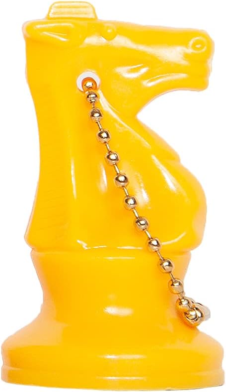 US Chess Federation Plastic Chess Piece Key Chain - Knight