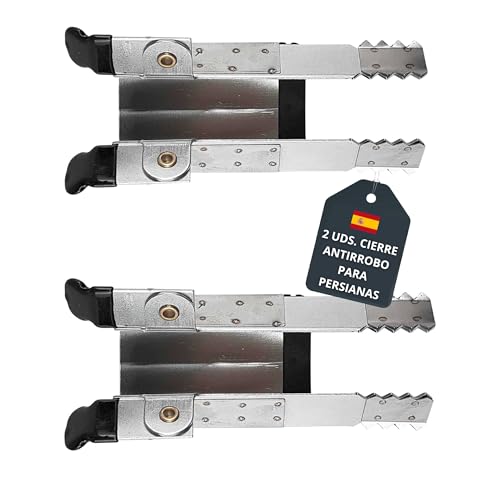 Pinzas para Bloquear Persianas, Cierre Antirrobo para Persianas, Acero Inoxidable – Alta Resistencia y Seguridad Casa, Packs de 2, 4 o 8 uds. de Pinzas de Bloqueo Persianas Antirrobo (2 UDS)