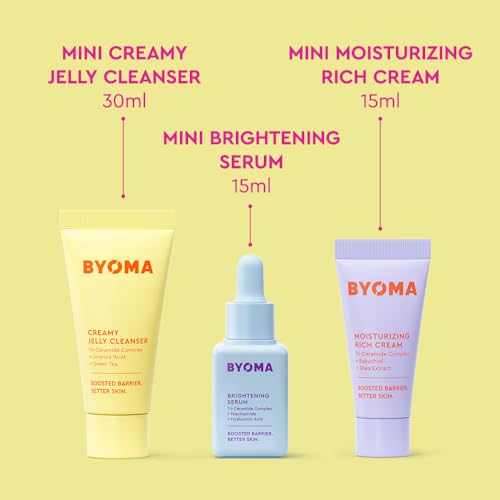 BYOMA So Bright Set - Barrier Repair Skincare Set for Brighter Skin - Creamy ...