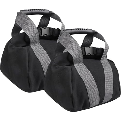 Sac de sable pour l'entraînement à domicile et le yoga kettlebell en toile portable avec poignée