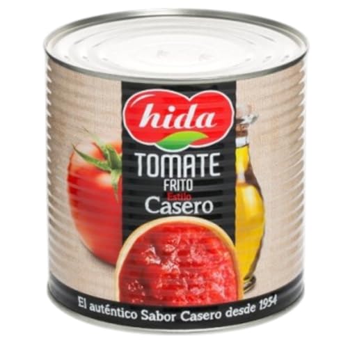 Tomate Frito Casero con Aceite de Oliva Virgen Extra HIDA 3kg | Salsa Artesanal Tradicional para Hostelería y Familias | Formato Ahorro Gran Tamaño Cocina Profesional
