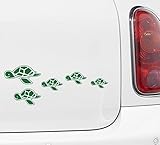 Family - Sea Turtles - Car Vinyl Decal Sticker - Original Artwork by Yadda-Yadda Design Co. (15'w x...