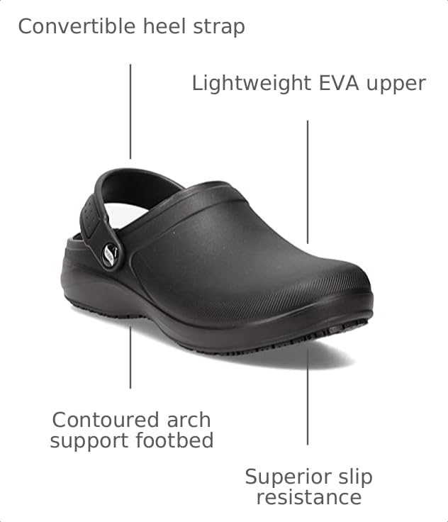 Image of Skechers Womens Women's Arch Fit Riverbound Pasay Sr Clog Black