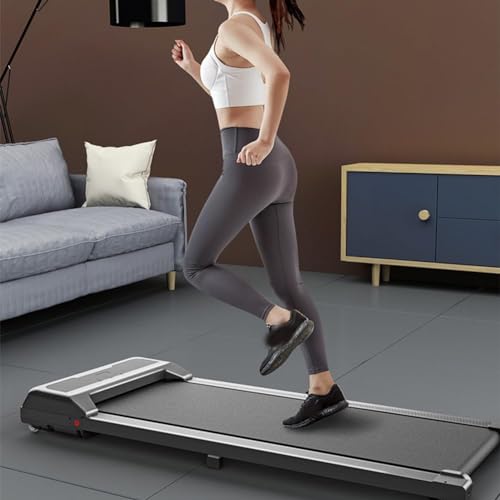 Image of Foldable Walking Pad with Incline, 2 in 1 Folding Treadmill Under Desk Treadmill for Home /Office, Portable Compact Treadmill LED Display