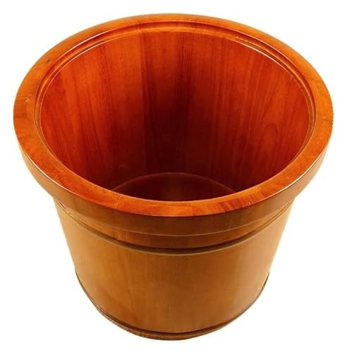 Bañera para pies de madera maciza, spa de pies miniatura 1