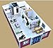 Expandable 40FT Prefab Tiny House with Bedrooms, Fully Equipped Bathroom and Kitchen - Mini House: Portable Mini Home for Adults