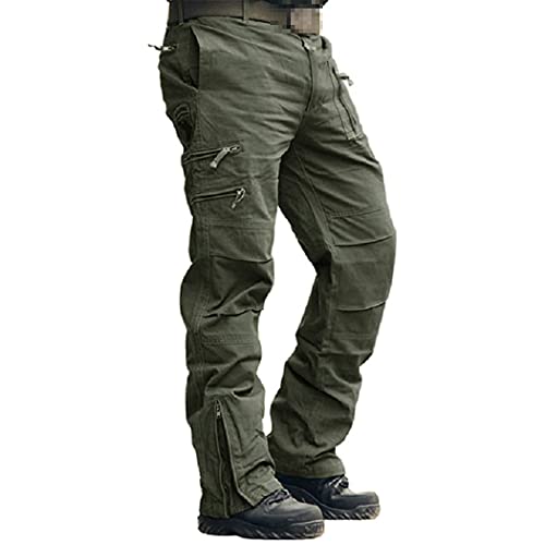 Pantalon tactique coton homme treillis militaire de tir airsoft chasse army green