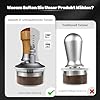 Tamper Per Caffè Da 51mm Con Pressione 30lbs - Pressino A Molla Per Macchine DeLonghi, Manico In Legno Di Noce - Foto 5