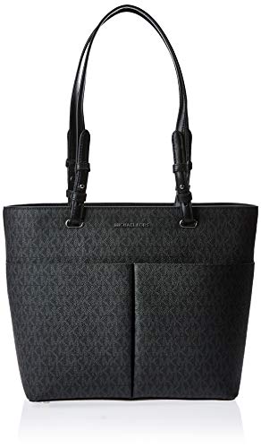 Michael Michael Kors Bedford Medium Top Zip Pocket Tote Black One Size #TOP4
