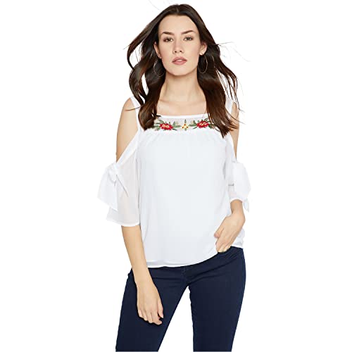 Image of Rare Women's Plain Regular fit Top (EP2140C White S)
