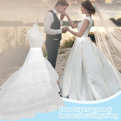 Sous-jupe en crinoline à 5 volants pour un volume de robe de bal