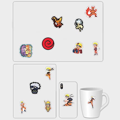 Adesivos Naruto Anime para Laptop|Pacote com 100 peças|, adesivo moderno para garrafa de água, telef