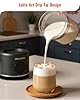 Milk Frother Electric 6 in 1 - Morpilot Automatic Milk Frothers Large Capacity 500ml Milk Steamer Visual Glass Hot Chocolate Maker Milk Warmer and Foamer for Coffee Latte